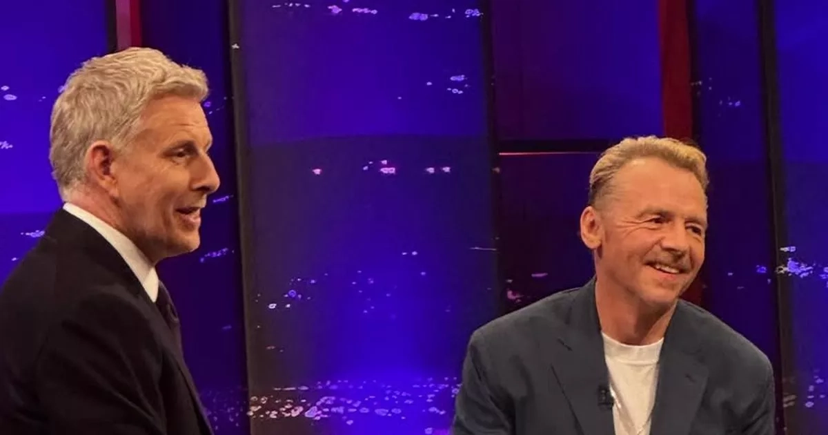 Simon Pegg chats filming with Tom Cruise on Late Late Show