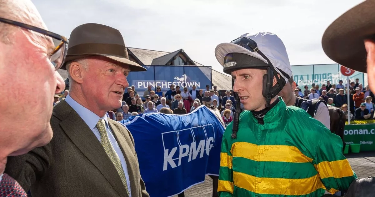 Willie Mullins lands 7,428/1 treble on opening day of Punchestown Festival