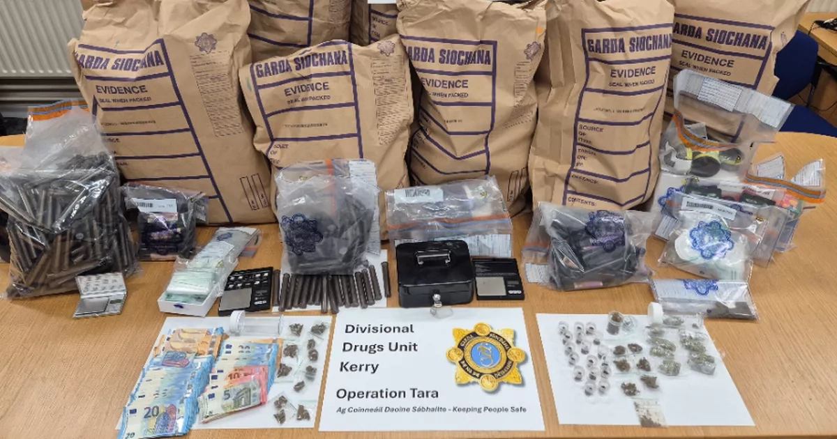 Two men arrested after psychoactive substances and cannabis worth €150k seized