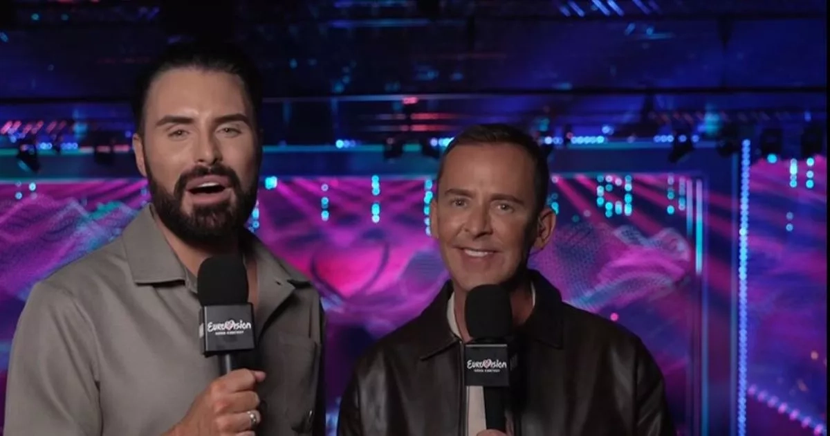 Eurovision hosts Rylan Clark and Scott Mills forced to address complaints