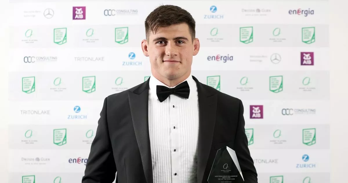 Munster star's reaction to claiming RPI Player of the Year award from his peers