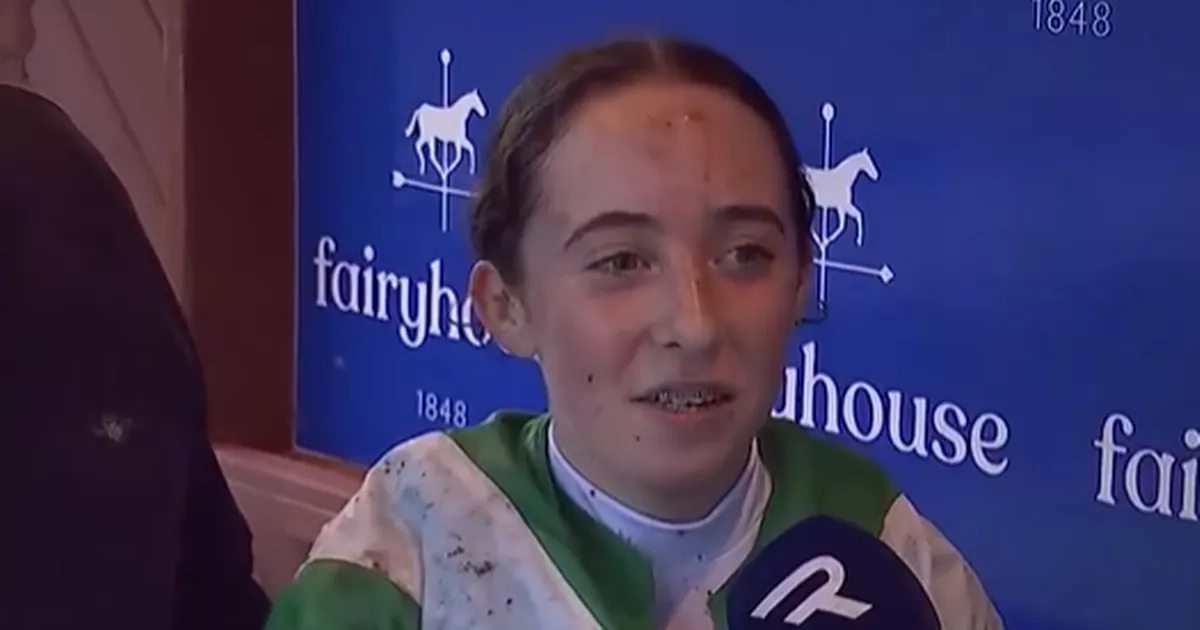 Irish jockey lands first victory for grandfather in just her fourth race