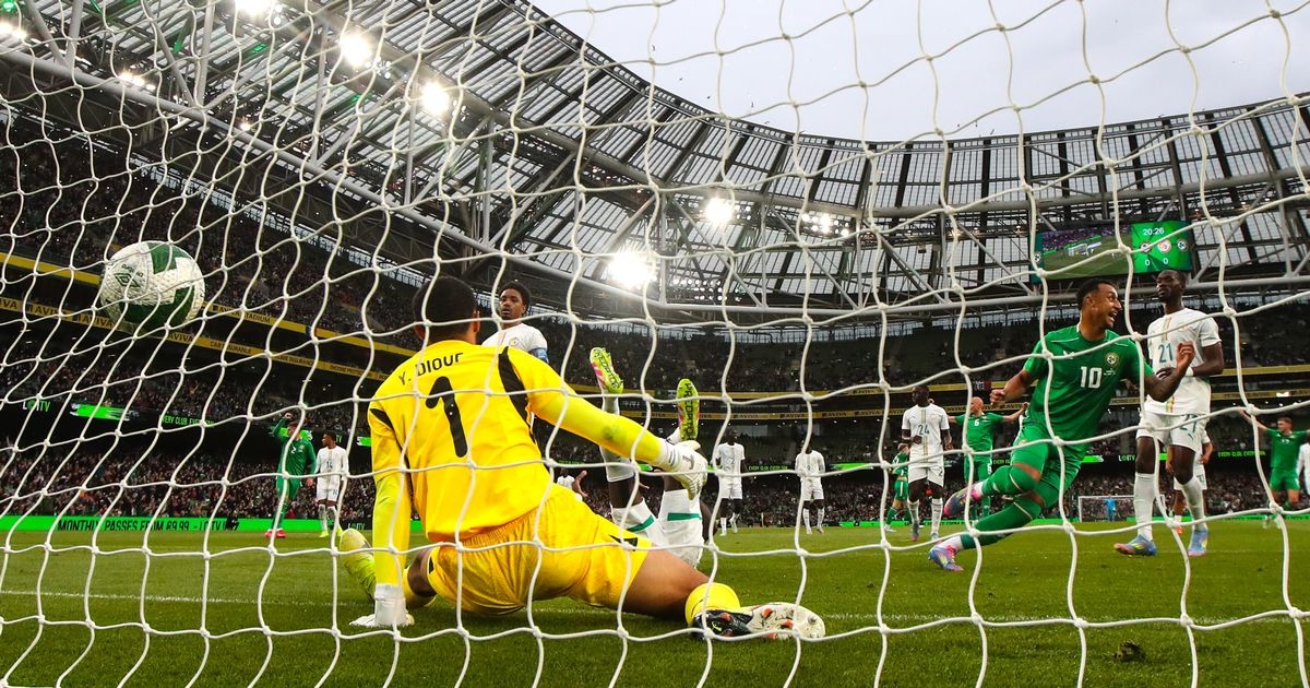Ireland's winning run comes to an end as Senegal cancel out McAteer's opener