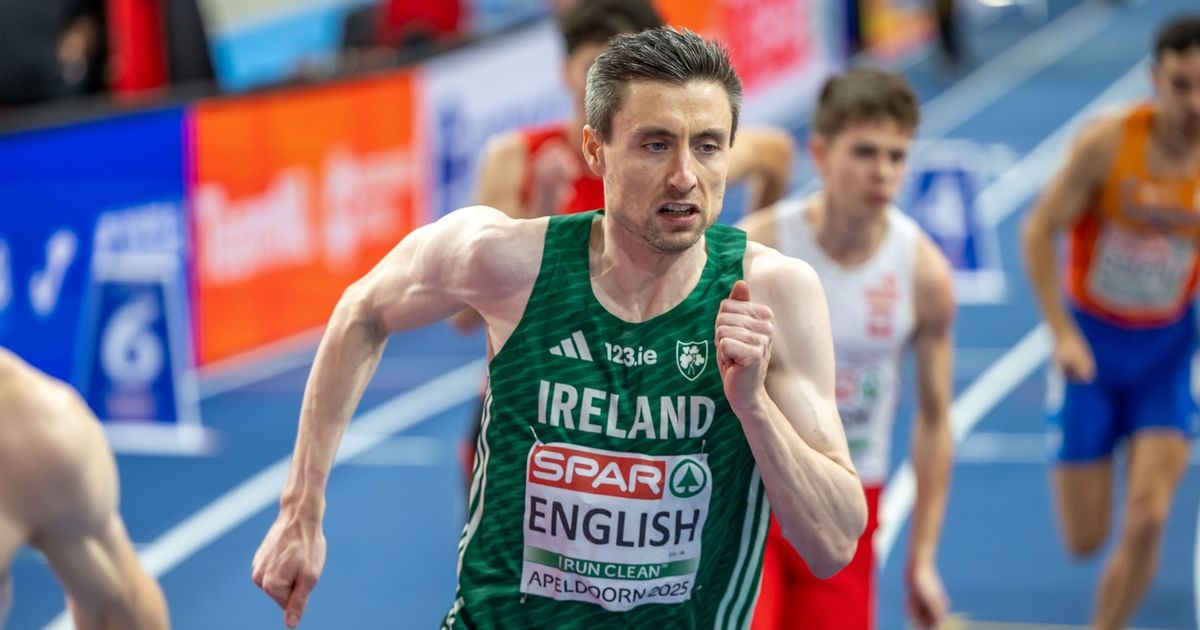Donegal sensation Mark English smashes another Irish record on the track