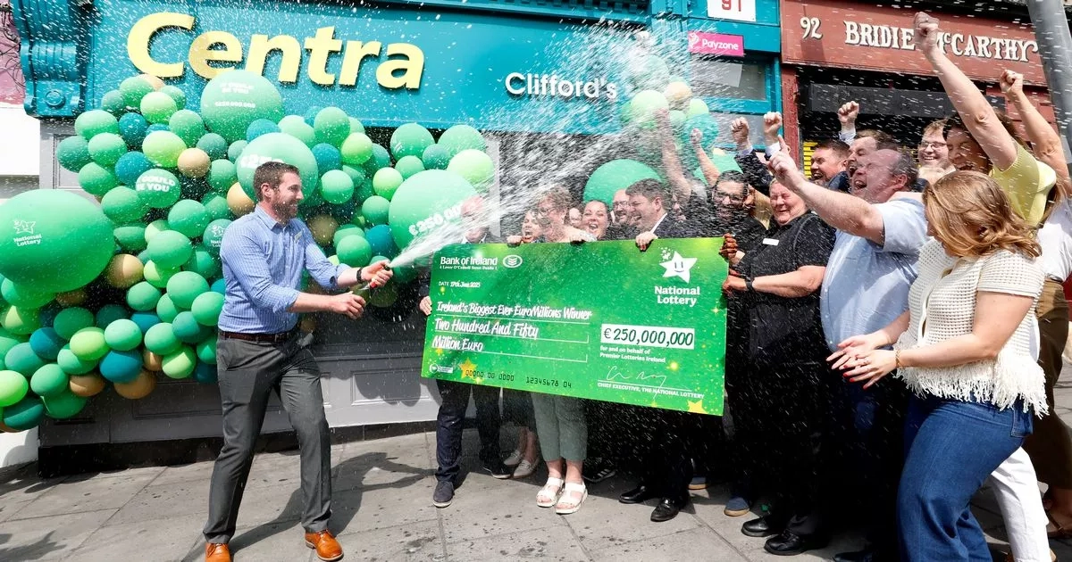 Rumours swirl over identity of Ireland's €250m EuroMillions jackpot winner