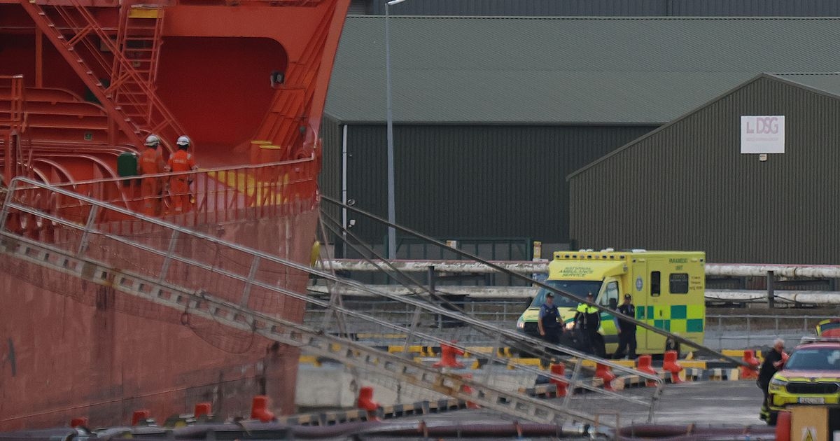 Two men rushed to hospital following 'explosion' on ship in Limerick port