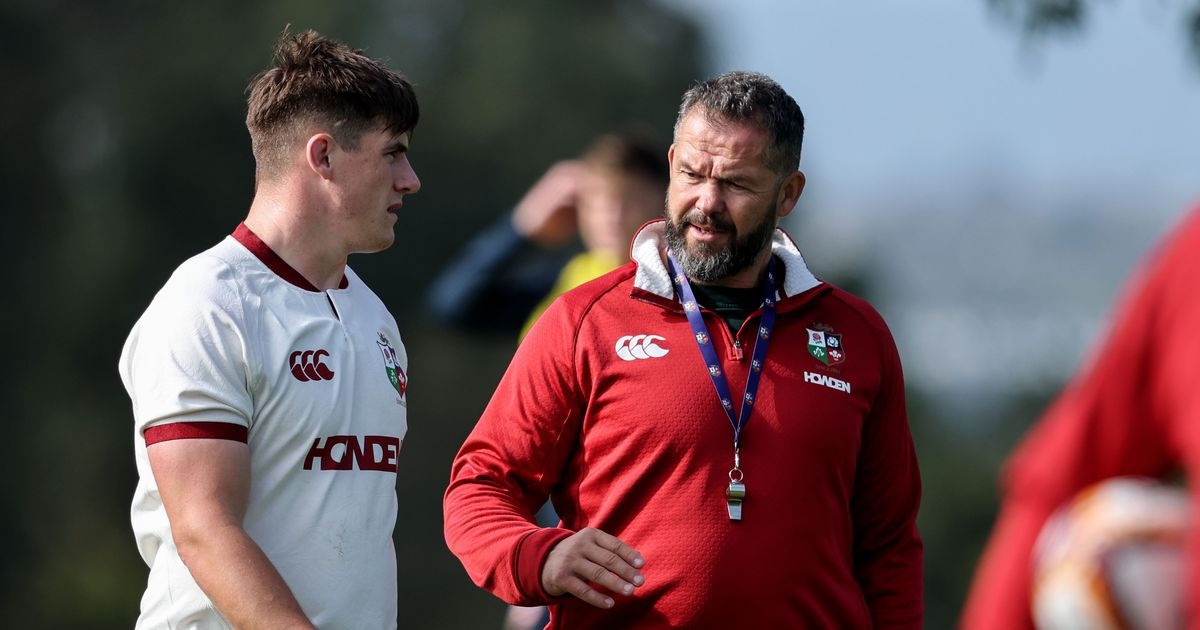 When does Andy Farrell name British and Irish Lions team to face Western Force