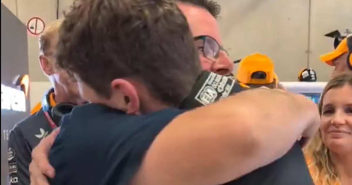 Irish prodigy Alex Dunne gushes with emotion when he sees Dad after F1 debut