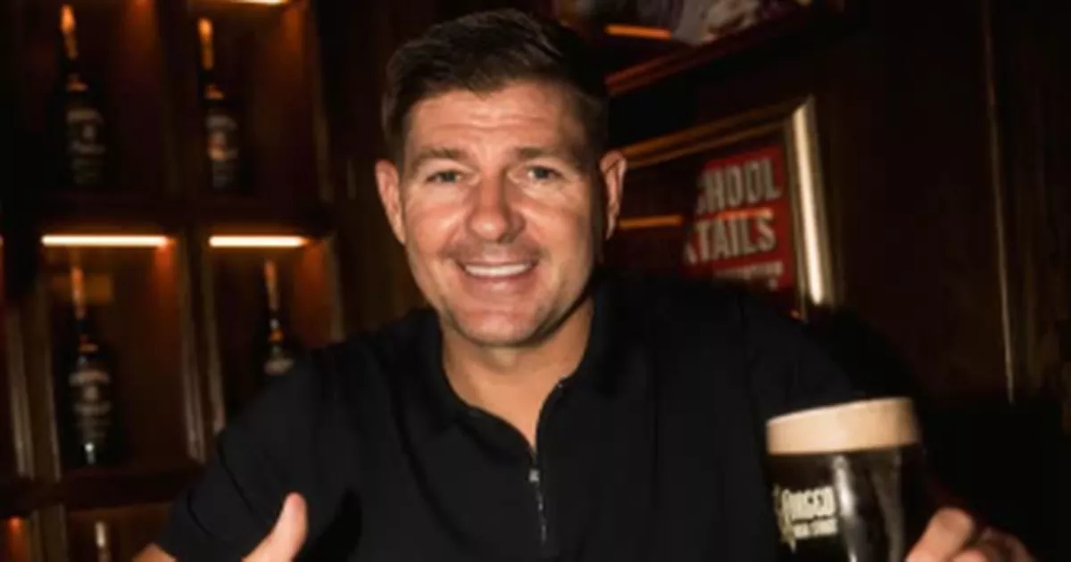 Liverpool legend Steven Gerrard visits Conor McGregor's pub in Dublin