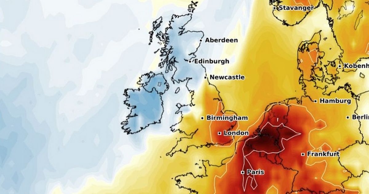 Ireland weather charts turn blue as expert delivers 'heat dome' verdict