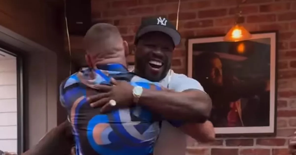 Conor McGregor parties with 50 Cent in Dublin as feud brought to an end
