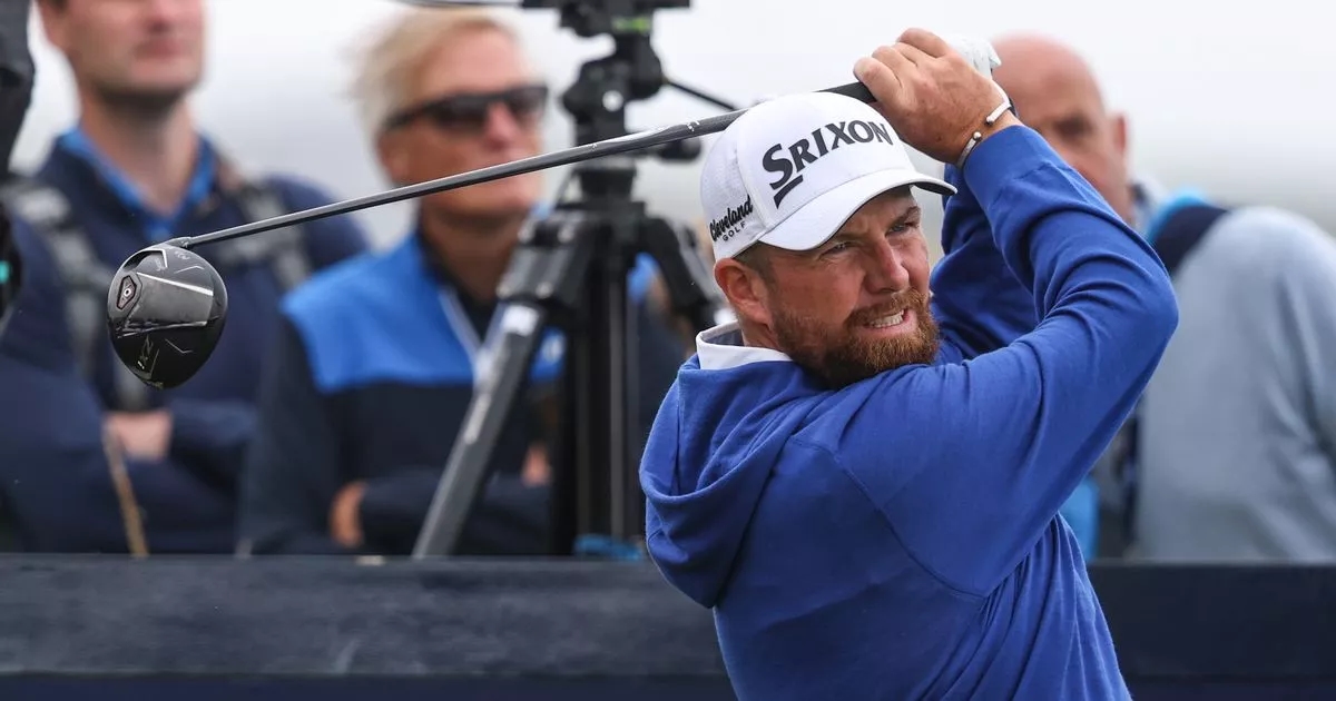 What time does Shane Lowry tee off at The Open Championship