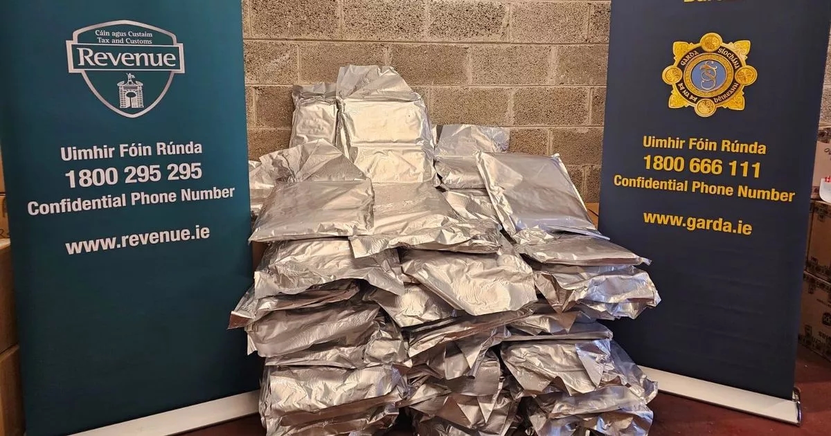 Man arrested after more than €1.5 million worth of cannabis seized by Revenue