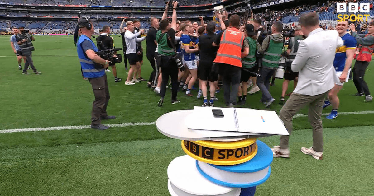 Tipperary manager Liam Cahill kidnapped by team during live BBC interview