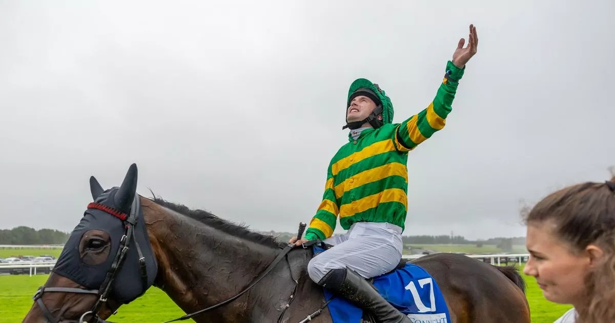 Emotional scenes in Galway as brother of tragic jockey Michael O'Sullivan wins