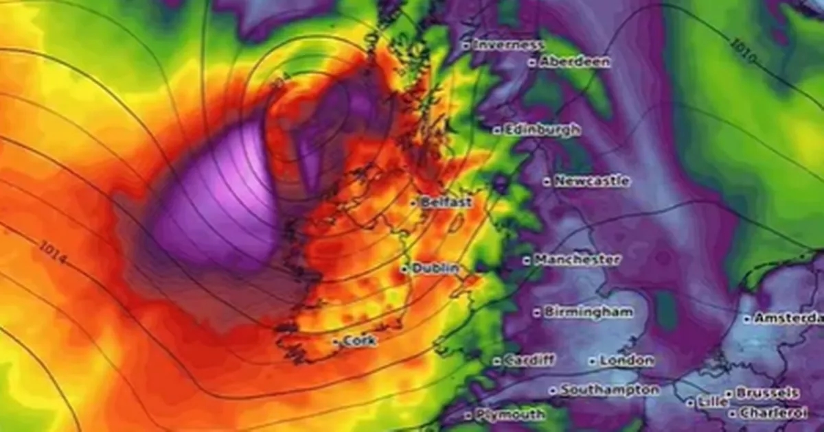 Storm Floris named by forecasters as plenty of wind and rain on the way