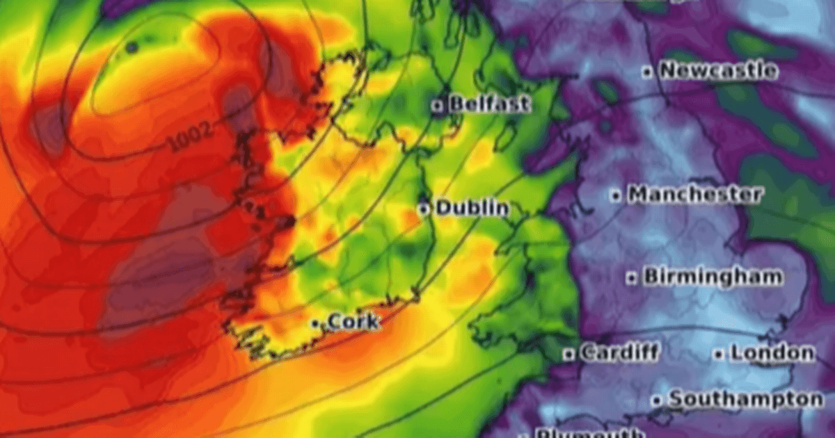 Met Eireann issues a range of Storm Floris weather warnings across the country