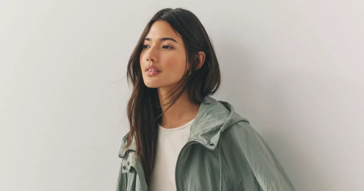 Next's lightweight raincoat is perfect for 'warmer days and light showers'