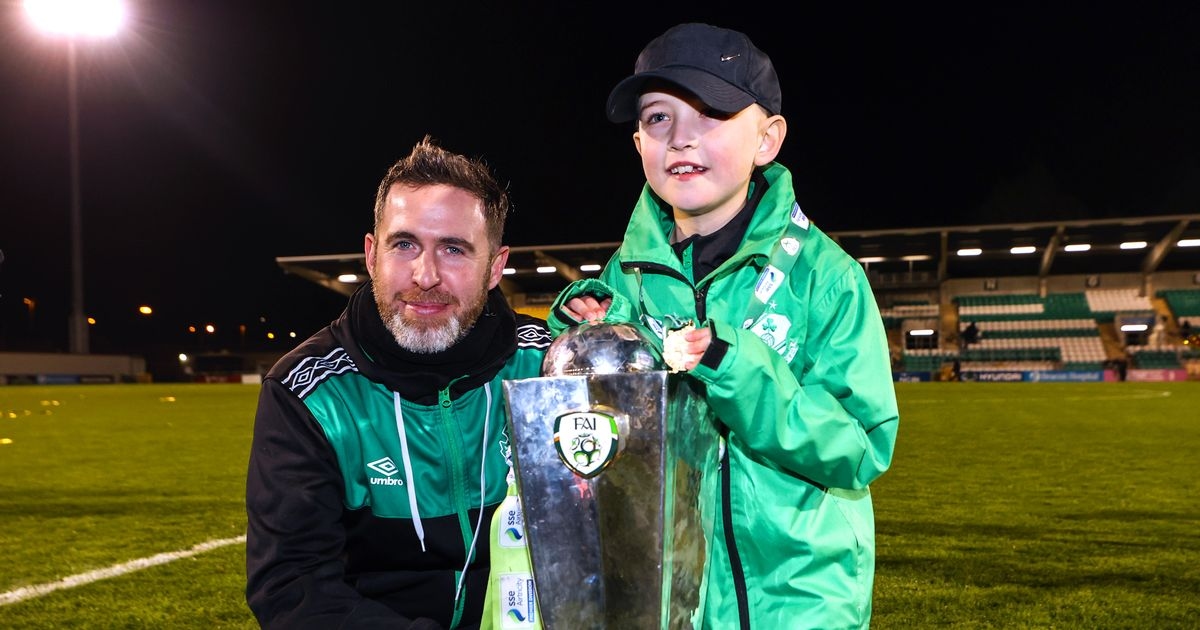 Stephen Bradley reacts to son Josh's all-clear after three-year leukaemia battle
