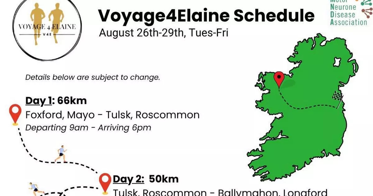 Two brothers will embark on an epic run from Mayo to Dublin for a special cause