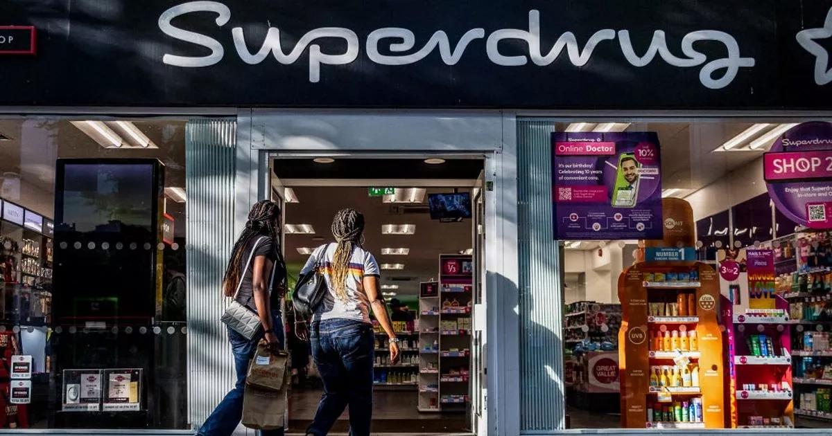 Superdrug now selling clothes as part of a major shake-up