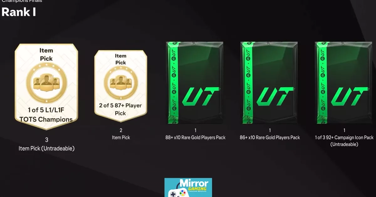 New EA FC 25 Champions TOTS rewards – FUT Champs rewards updated for TOTS promo