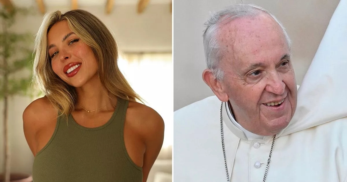 Model whose risqué photo was 'liked' by Pope Francis account pays emotional tribute