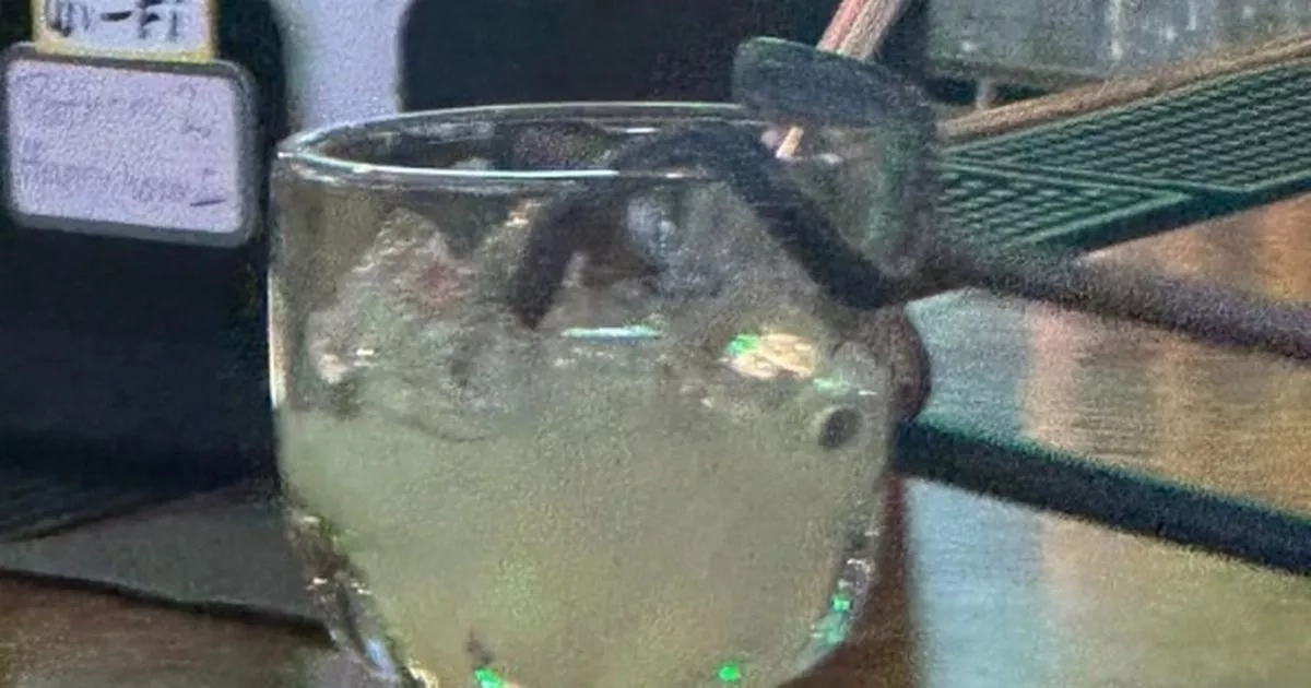 Customer's horror as 'worst possible thing' falls into her drink at Mexican restaurant