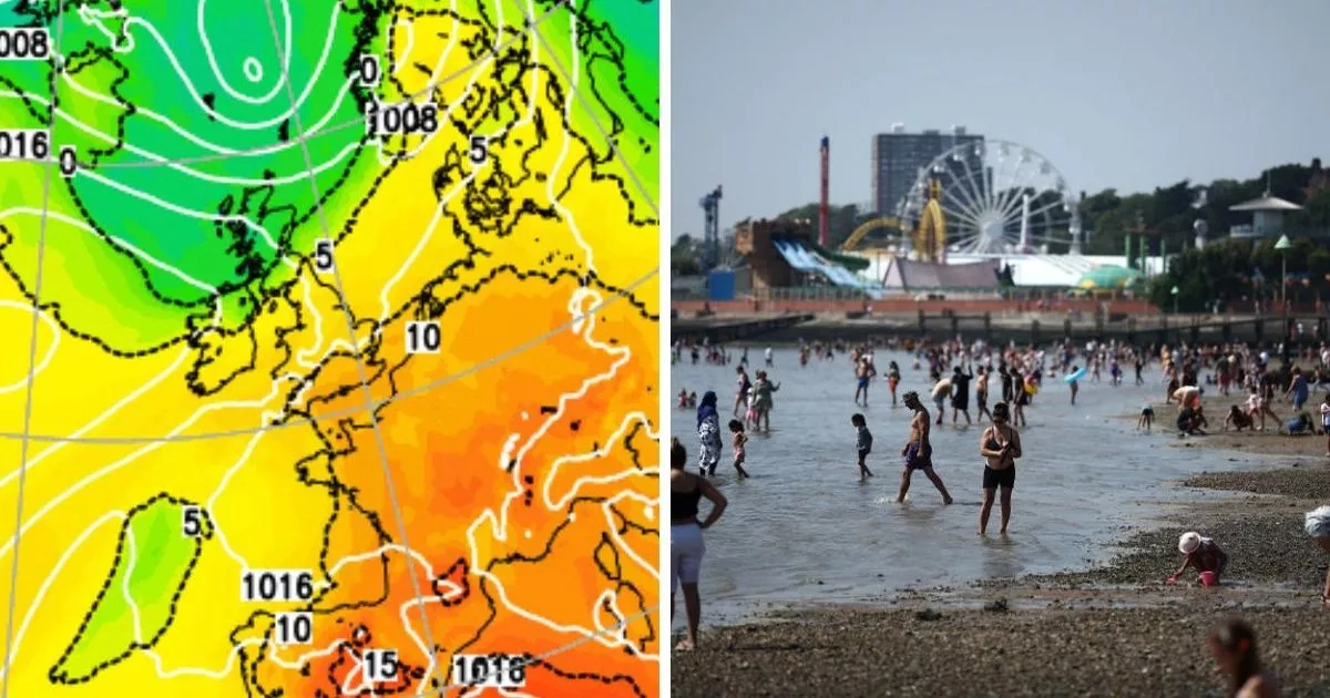 UK weather: Maps show exact moment Britain braced for storm chaos after 29C heat