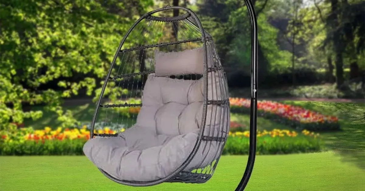 Debenhams' 'fabulous' hanging egg chair rivals Aldi's as it's slashed from £400 to £160
