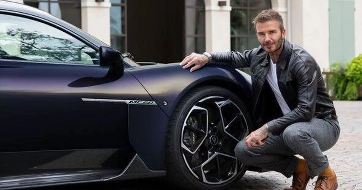 David Beckham's 'favourite' £220,000 supercar is one of only two in the world