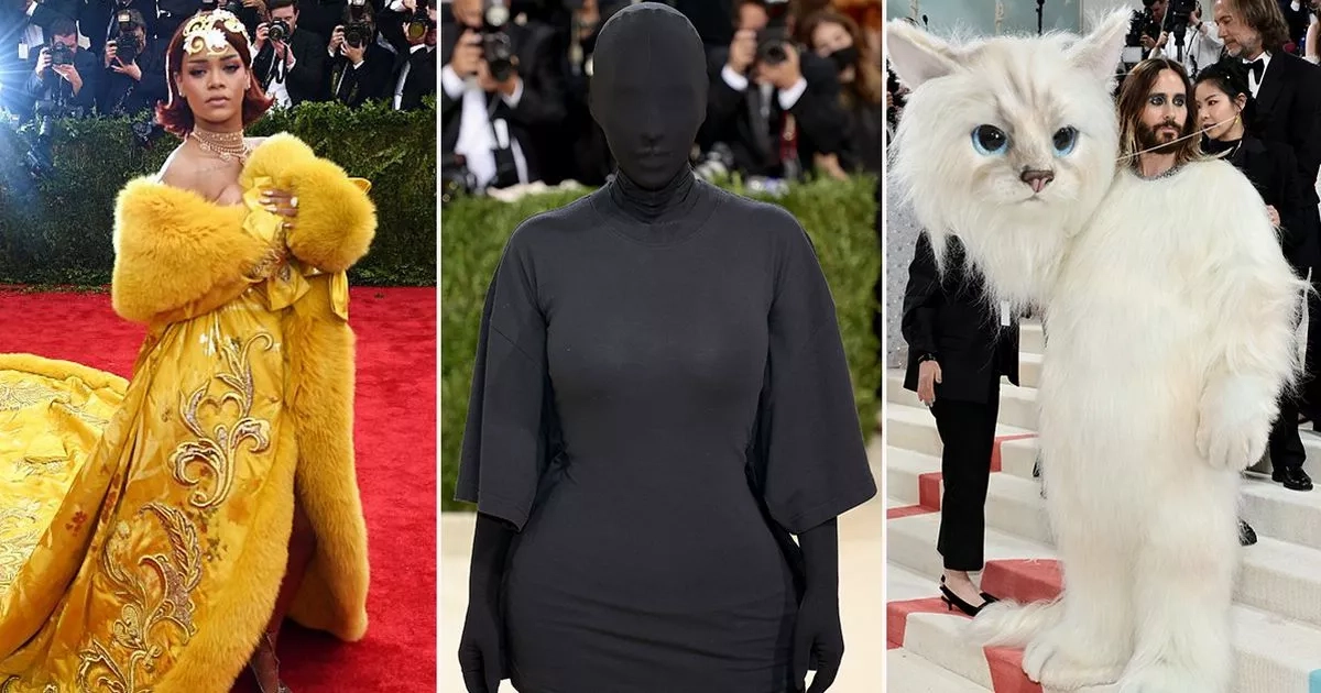 Wildest Met Gala outfits - Rihanna's omelette dress to Jared Leto's cat costume
