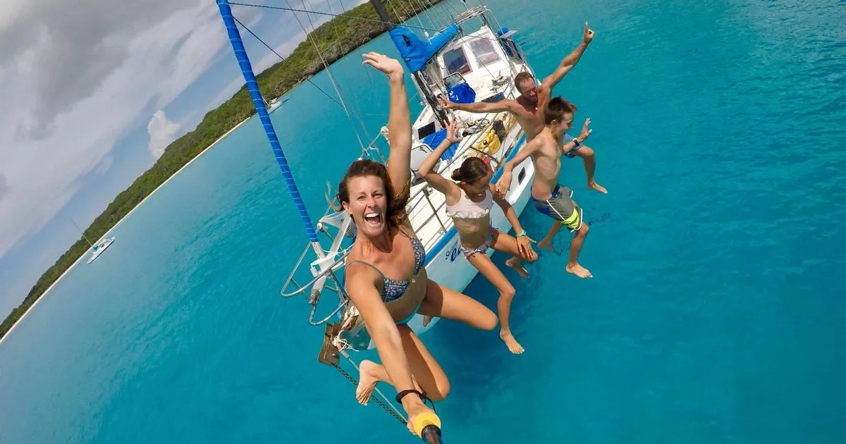 Family spend decade sailing world on 53ft boat and avoid fighting with one technique