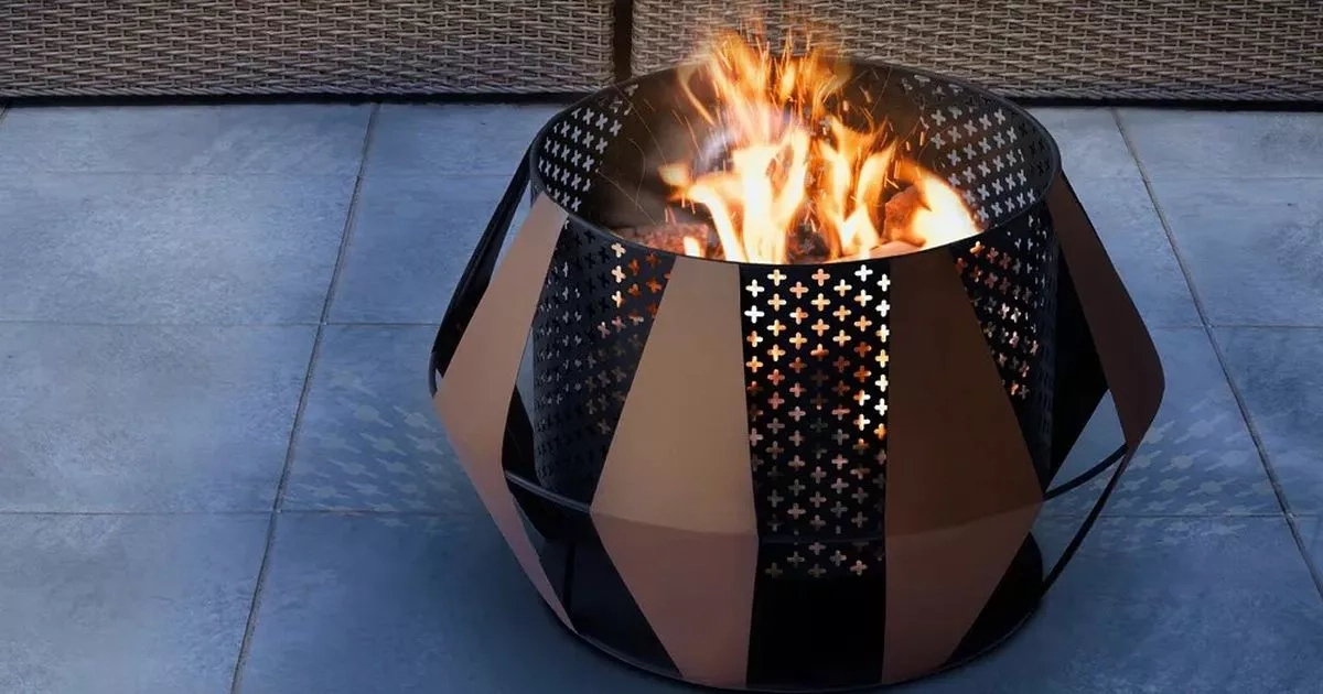 Debenhams slashes £100 weatherproof fire pit to under £40 in summer sale