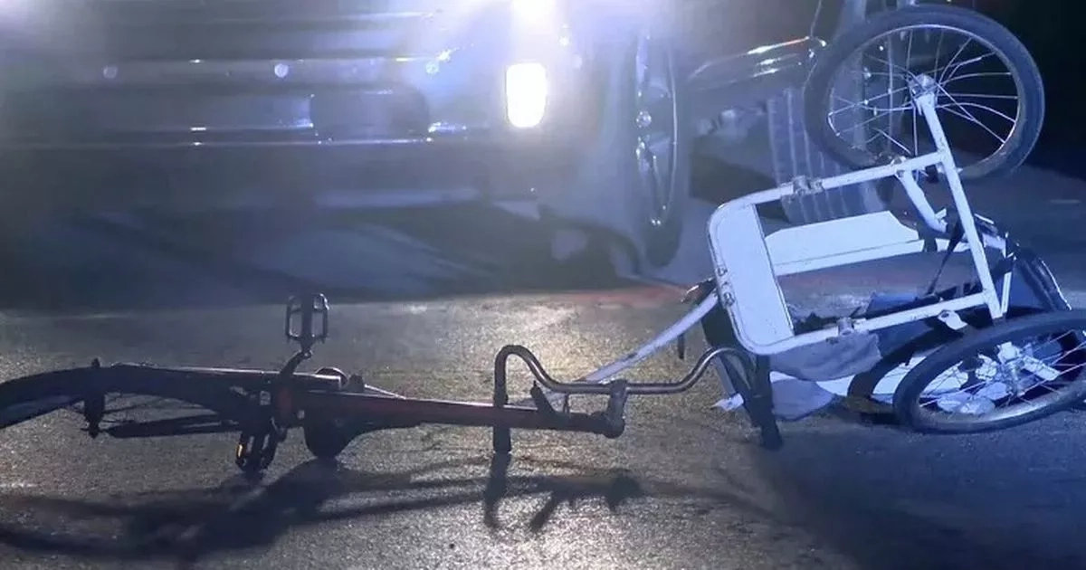Boy, 4, dies after car ploughs into him while on bike ride with his dad