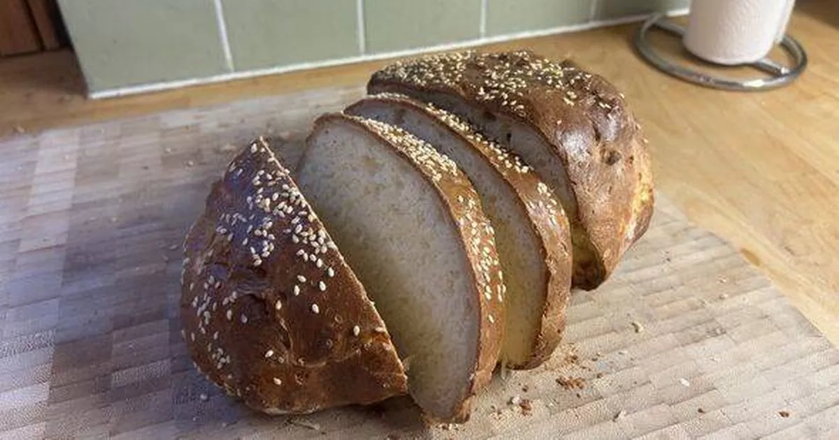 I made a delicious bread in my air fryer and it turned out better than sourdough