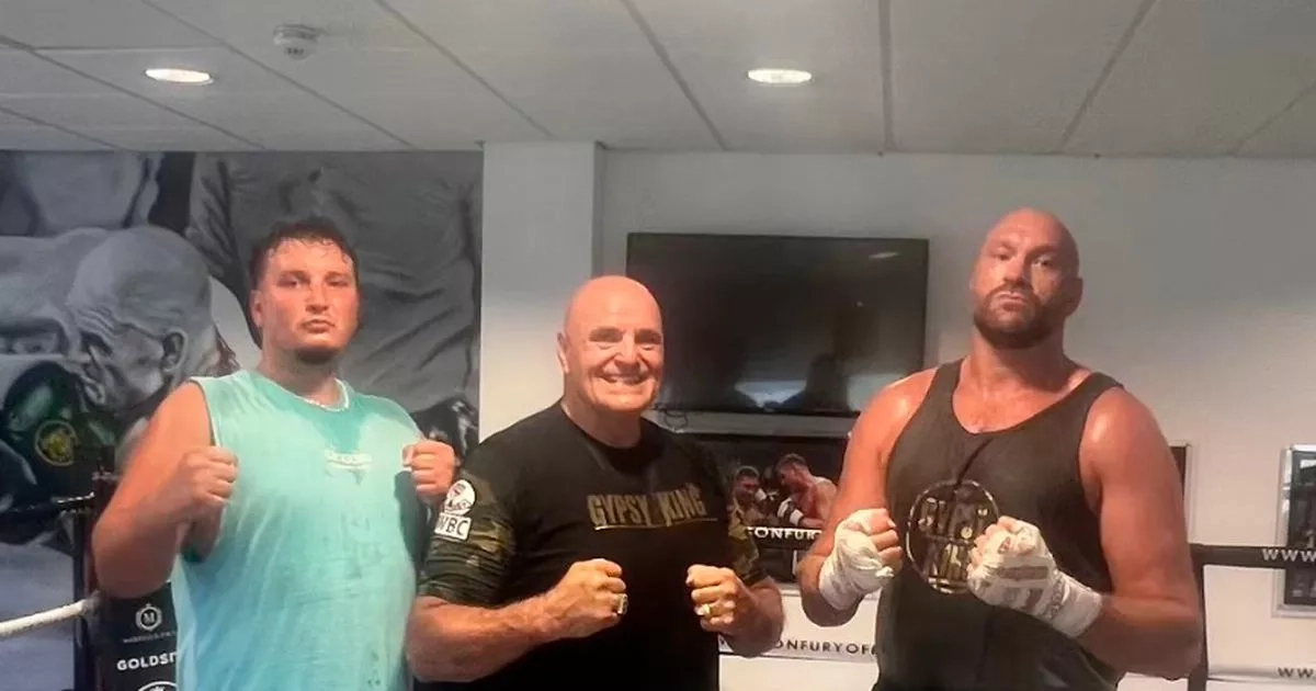 Tyson Fury reunited with dad John days after 'knocked out' claim