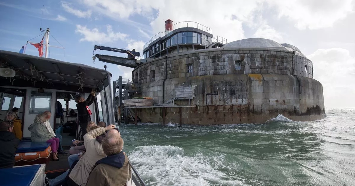 Huge £3.5m UK floating hotel charging £700-per-night abandoned in the sea