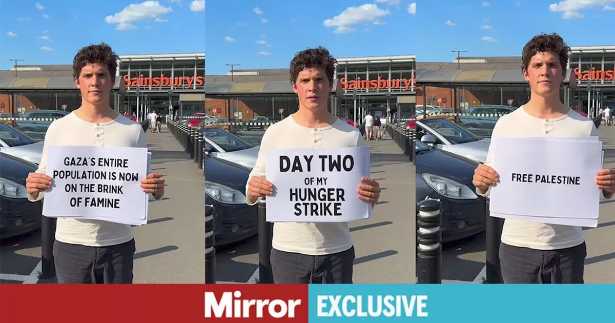 Chef in hunger strike for Palestine says 'food used as a weapon is inhumane'