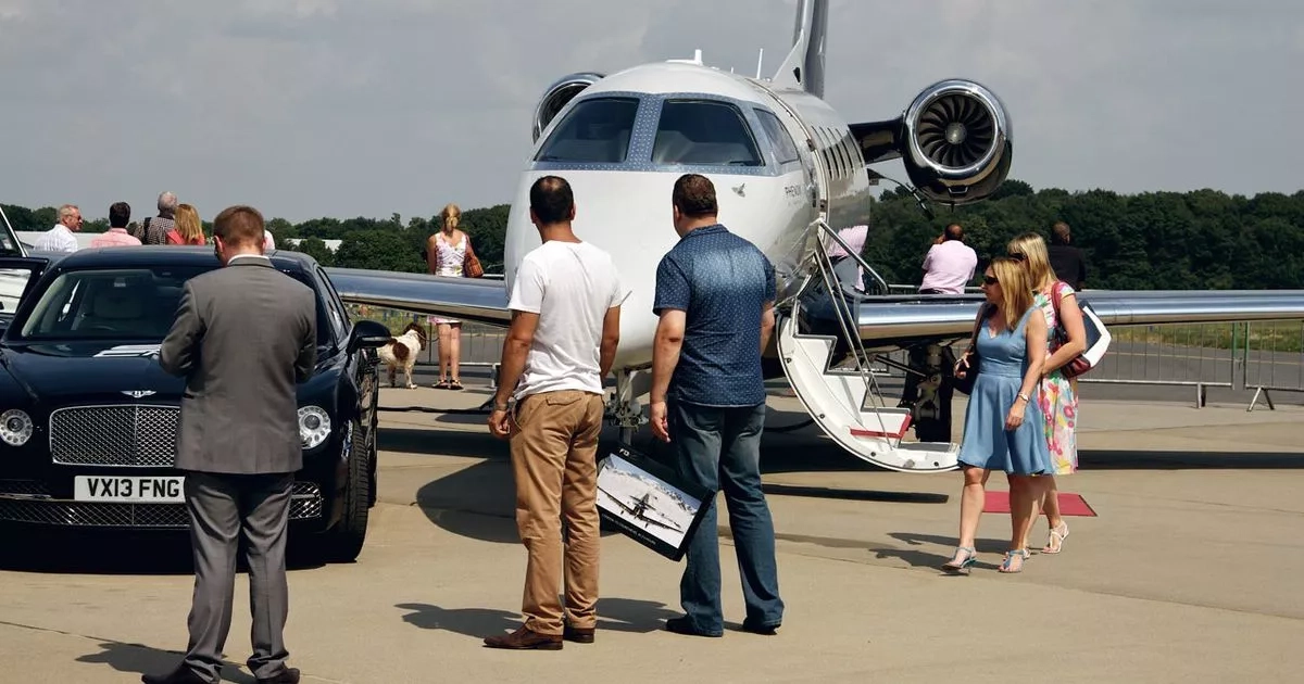 Tensions erupt at UK's most exclusive billionaire's private jet fair