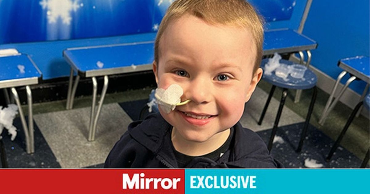 'My son, 3, was diagnosed with cancer after something happened to his legs'