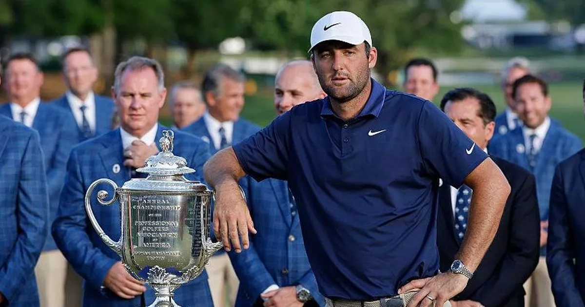 Scottie Scheffler branded 'monster' after US PGA Championship win