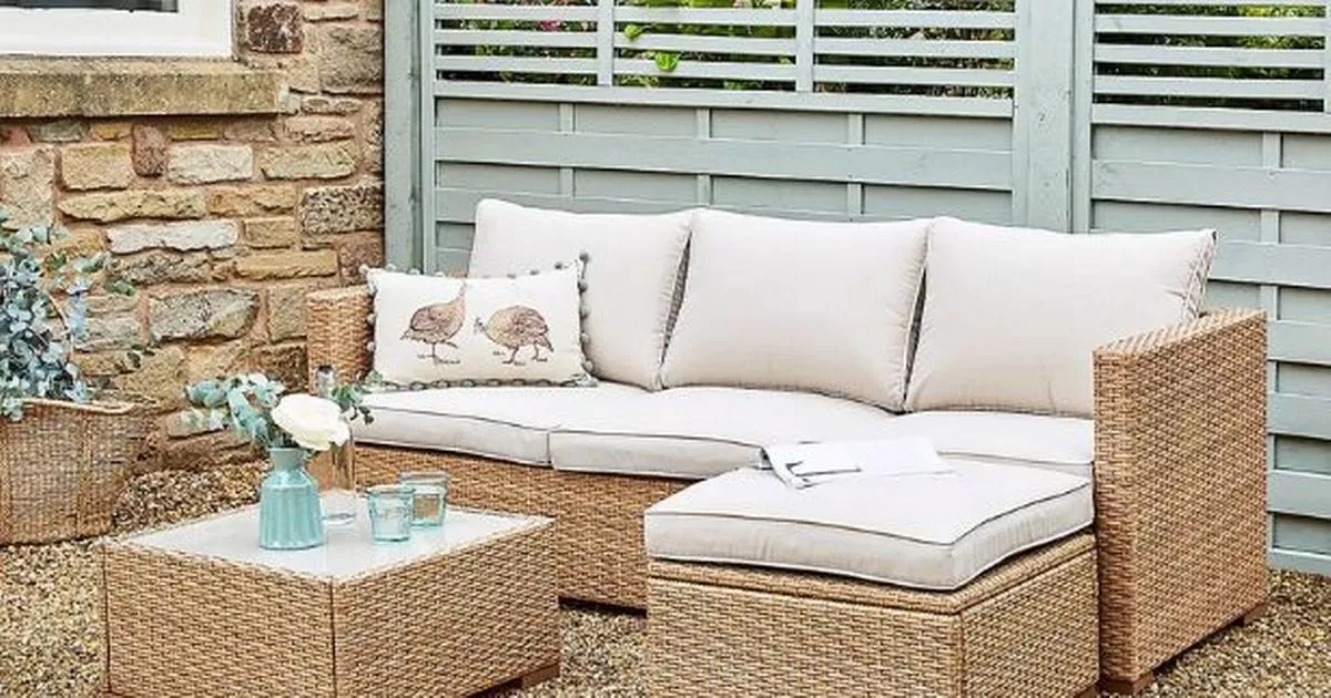Dunelm shoppers say 'stylish' garden sofa set is a 'real bargain'
