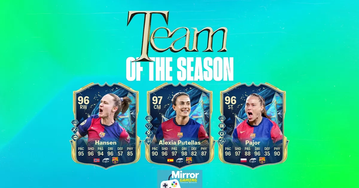 EA FC 25 Liga F TOTS revealed as Putellas, Bonmati and Pajor headline squad