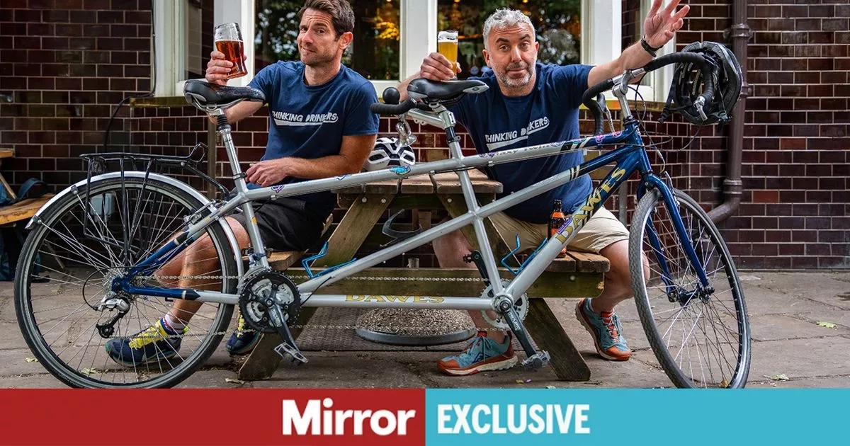 Comedians embark on gruelling 1,000-mile journey and will only stop at pubs