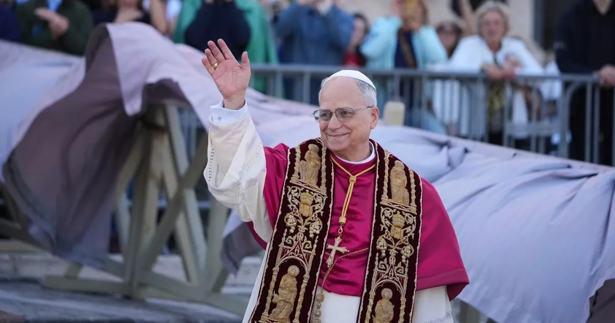 Pope Leo XIV declares ‘I am Roman' and becomes bishop of Rome
