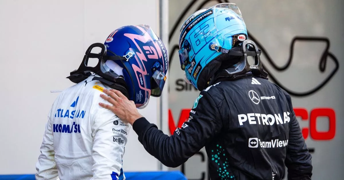Alex Albon shows true colours with act towards George Russell after Monaco GP