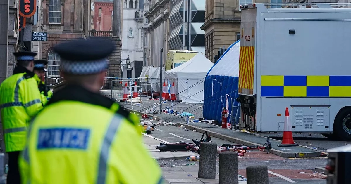 Police snipers spotted during Liverpool parade crash
