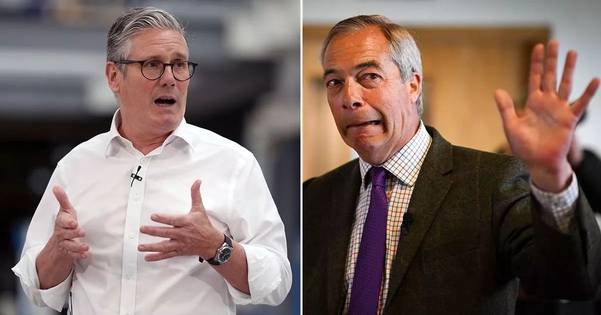 Keir Starmer humiliates Nigel Farage by blasting him as 'Liz Truss 2.0'