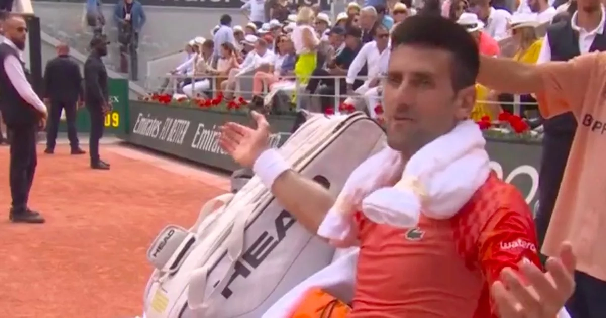 Novak Djokovic's extraordinary meltdown when tempers boiled over at French Open